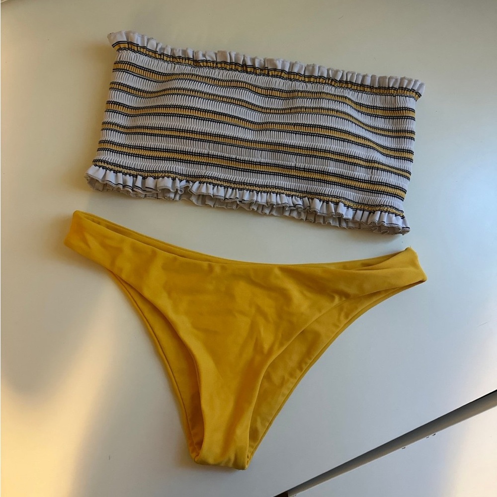 NWOT Yellow Bikini